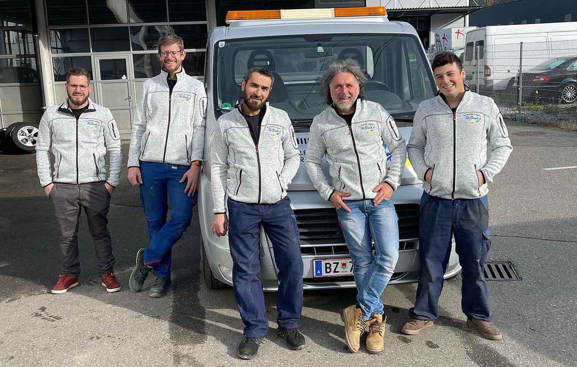 Unser Autospengler Team aus Vorarlberg