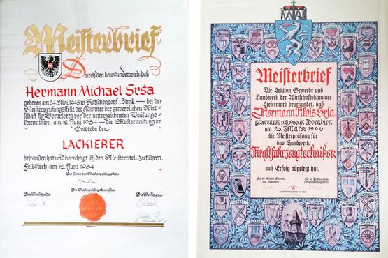 Meisterbriefe